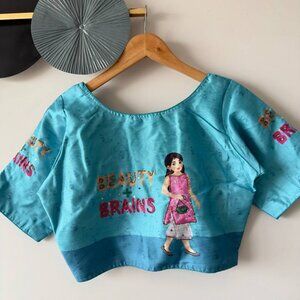 BEAUTY+BRAIN HAND WORK BLOUSE